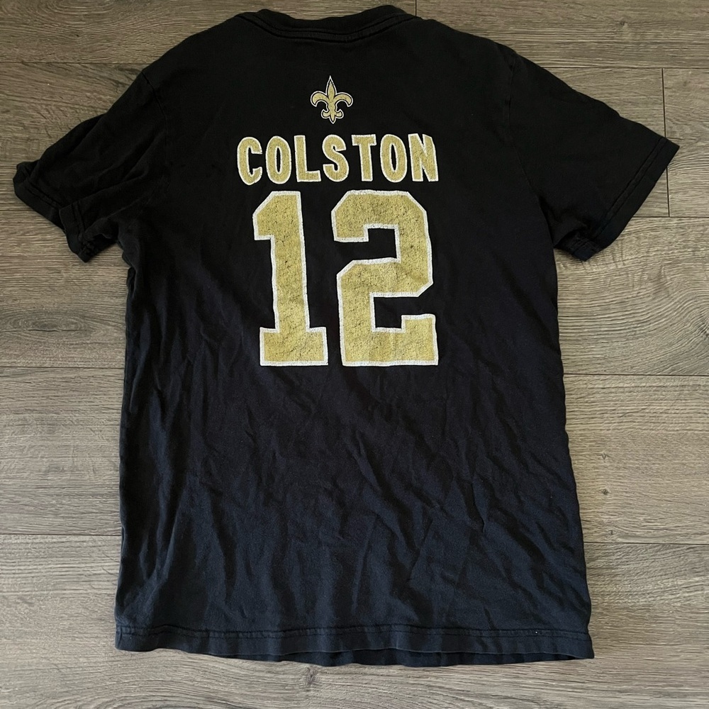 T Shirt New Orleans Saints Colston #12 NFL Jersey Tee Youth Medium boys​​ - Picture 2 of 2